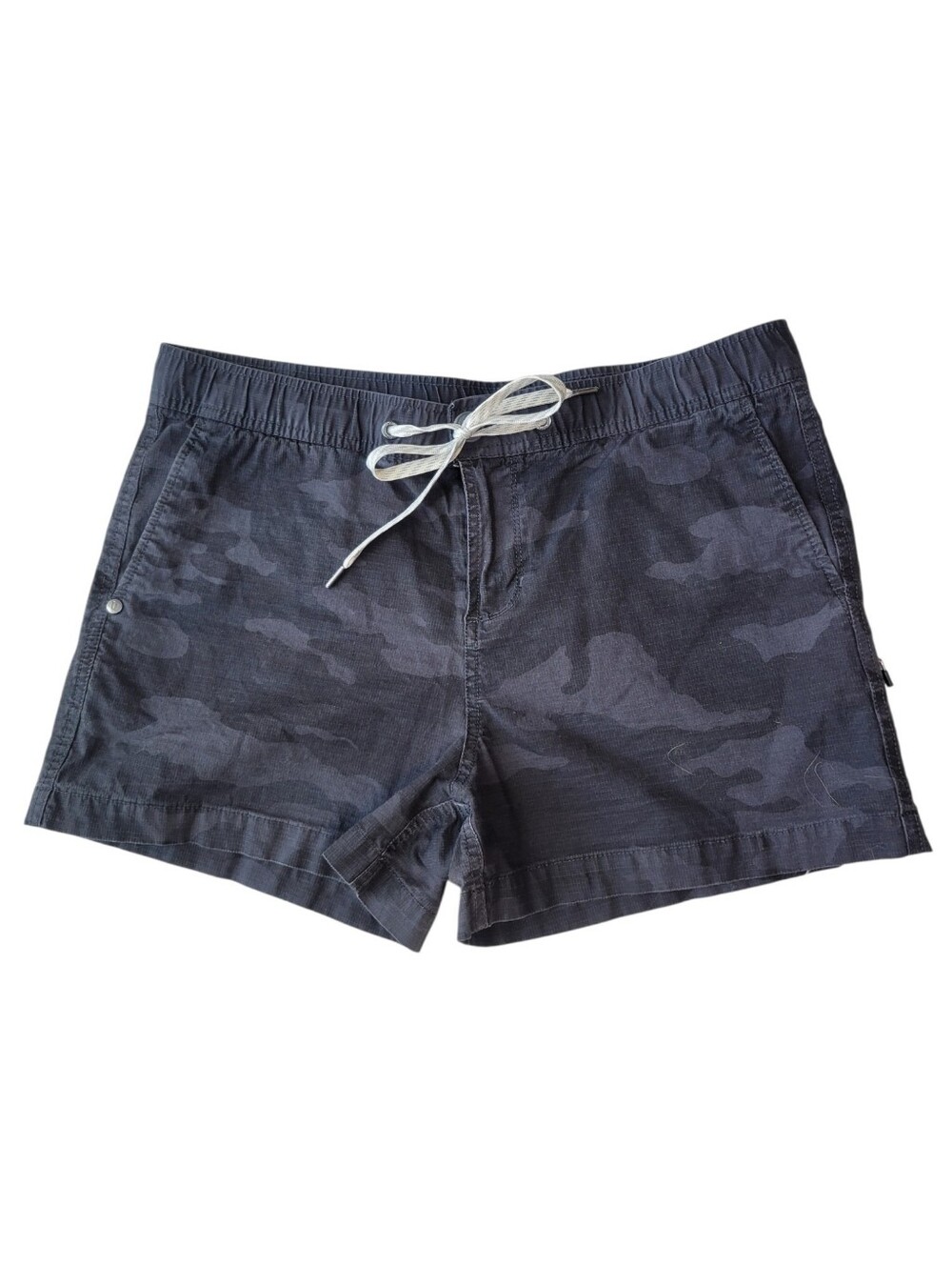 Vuori Women's Dark Gray Camouflage Drawstring Shorts